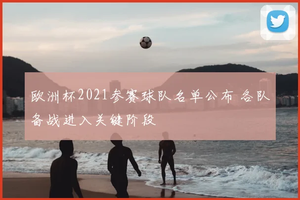 欧洲杯2021参赛球队名单公布 各队备战进入关键阶段