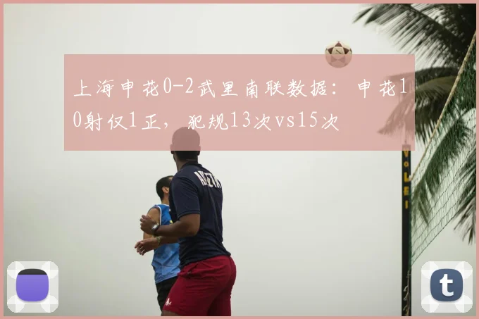 上海申花0-2武里南联数据:申花10射仅1正,犯规13次vs15次