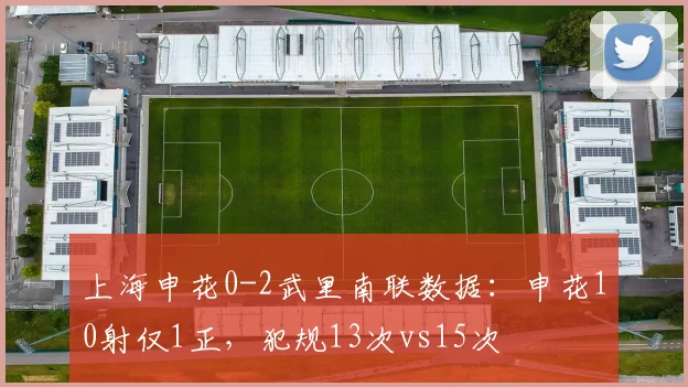 上海申花0-2武里南联数据：申花10射仅1正，犯规13次vs15次